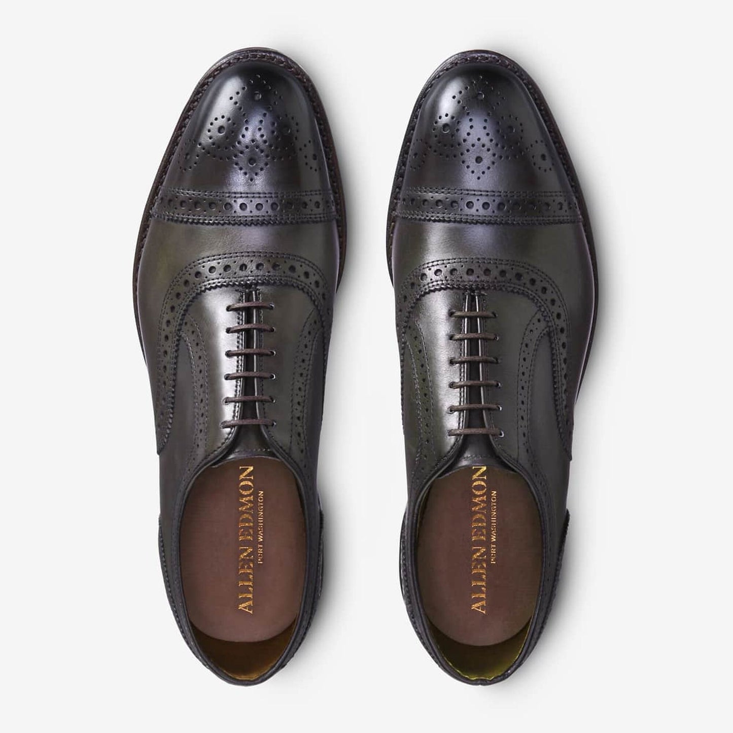 Strand Cap-Toe Oxford - Burnished Olive