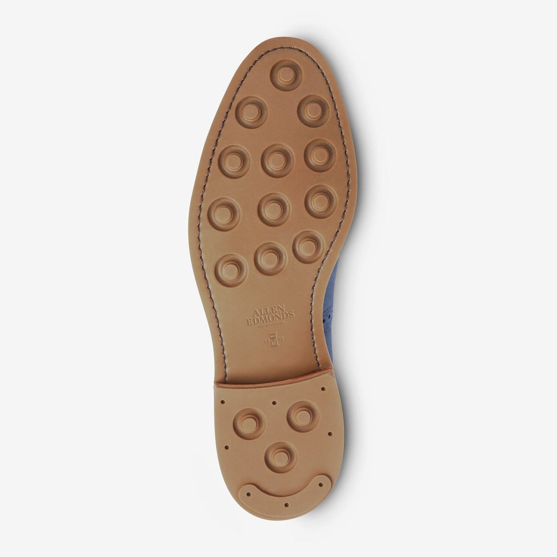 Strandmok Suede Cap-Toe Oxford - Denim