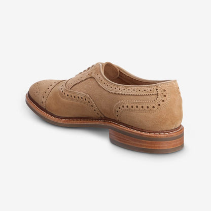 Strandmok Suede Cap-Toe Oxford - Camel