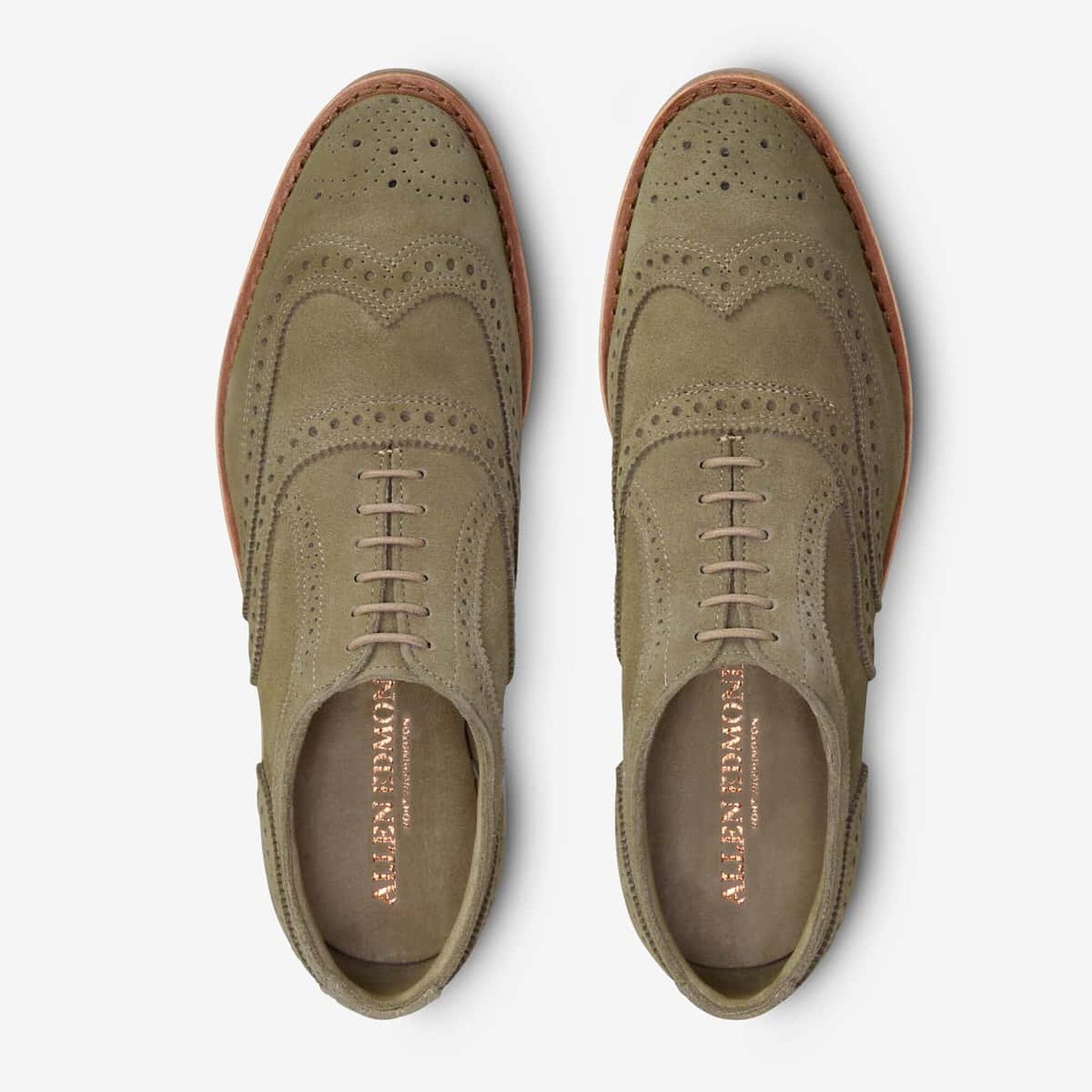 Neumok Suede Wingtip Oxford - Sage