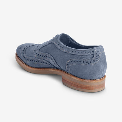 Neumok Suede Wingtip Oxford - Blue