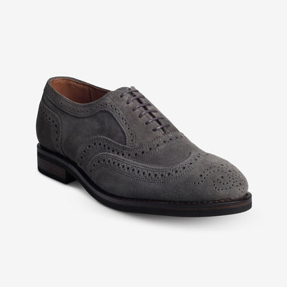 Neumok Suede Wingtip Oxford - Grey