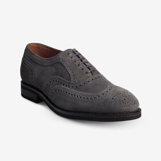 Neumok Suede Wingtip Oxford - Grey