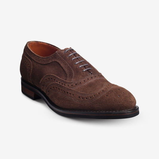 Neumok Suede Wingtip Oxford - Snuff Brown