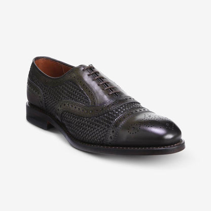 Strand Weave Cap-Toe Oxford - Burnished Olive