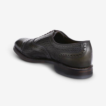 Strand Weave Cap-Toe Oxford - Burnished Olive