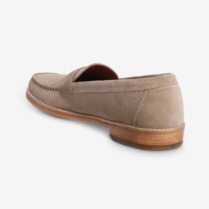 Dylan Suede Penny Loafer - Bone