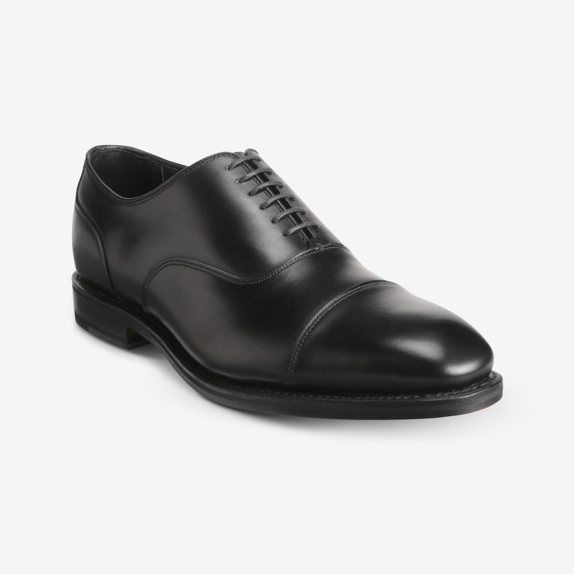 Bond Street Cap-Toe Oxford - Black Calfskin Leather