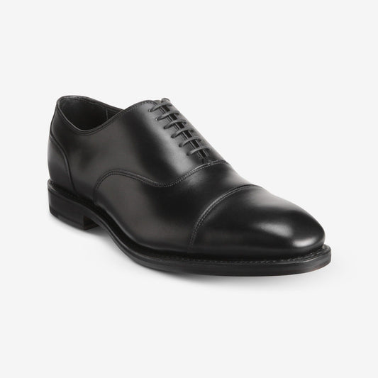 Bond Street Cap-Toe Oxford - Black Calfskin Leather