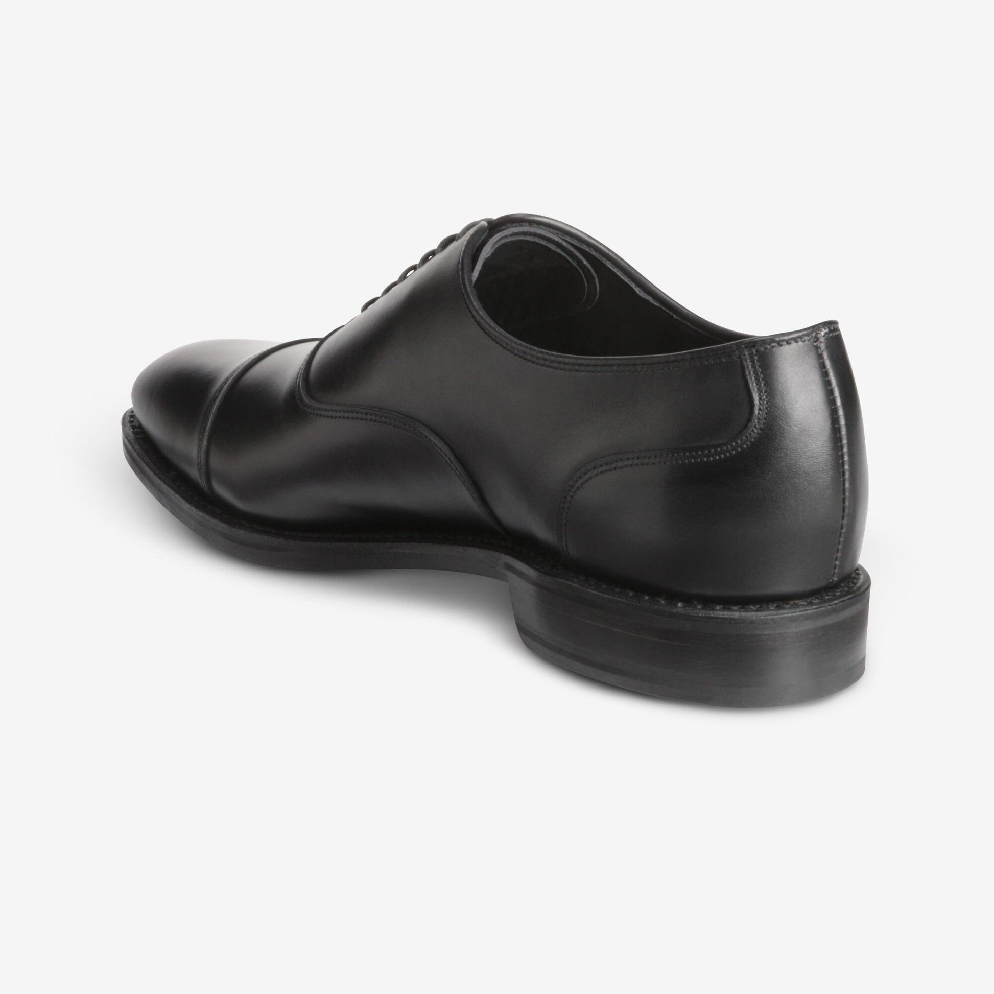 Bond Street Cap-Toe Oxford - Black Calfskin Leather