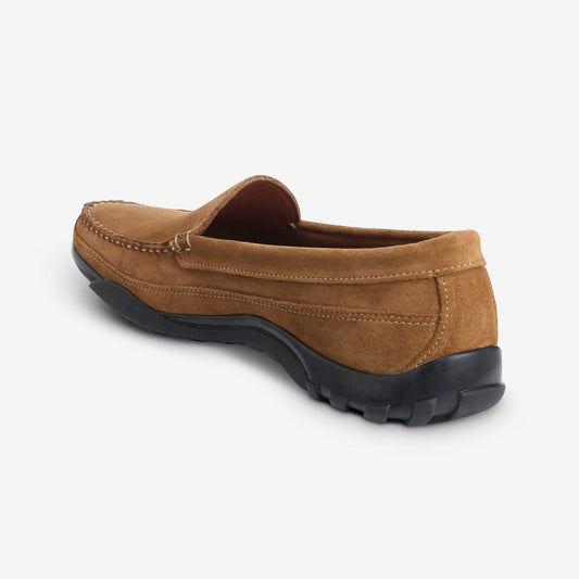 Boulder Suede Venetian Driving Moccasin - Tan Suede