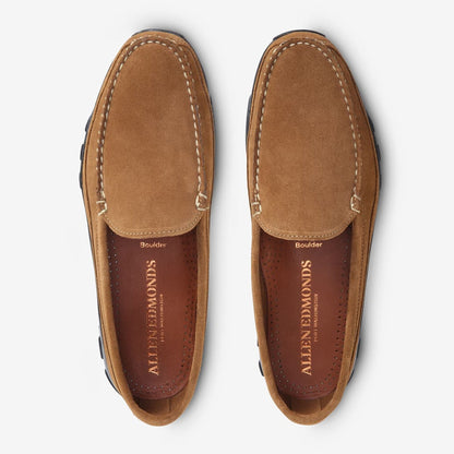 Boulder Suede Venetian Driving Moccasin - Tan Suede