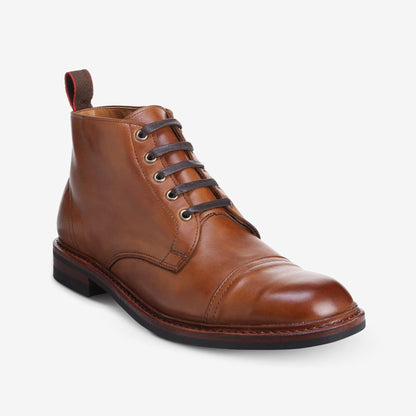 Patton Cap-Toe Boot with Dainite Rubber Sole - Tan