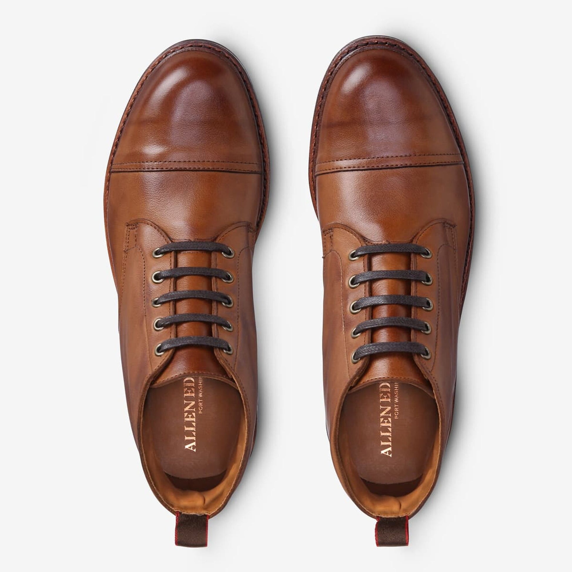 Patton Cap-Toe Boot with Dainite Rubber Sole - Tan