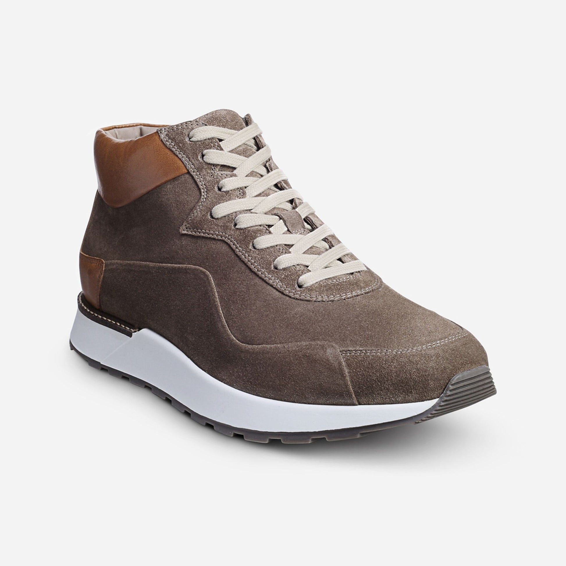 A-Trainer Suede High Top Sneaker - Taupe