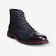 Charcoal Wool/Mahogany Leather