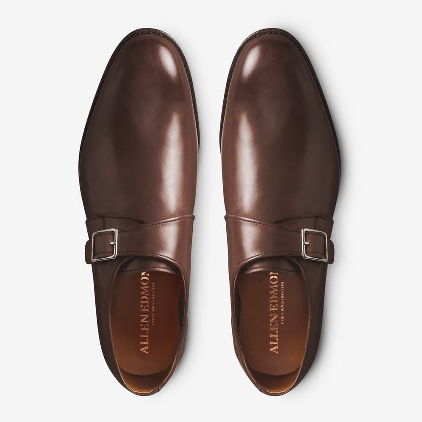 Plymouth Single Monk Strap - Coffee
