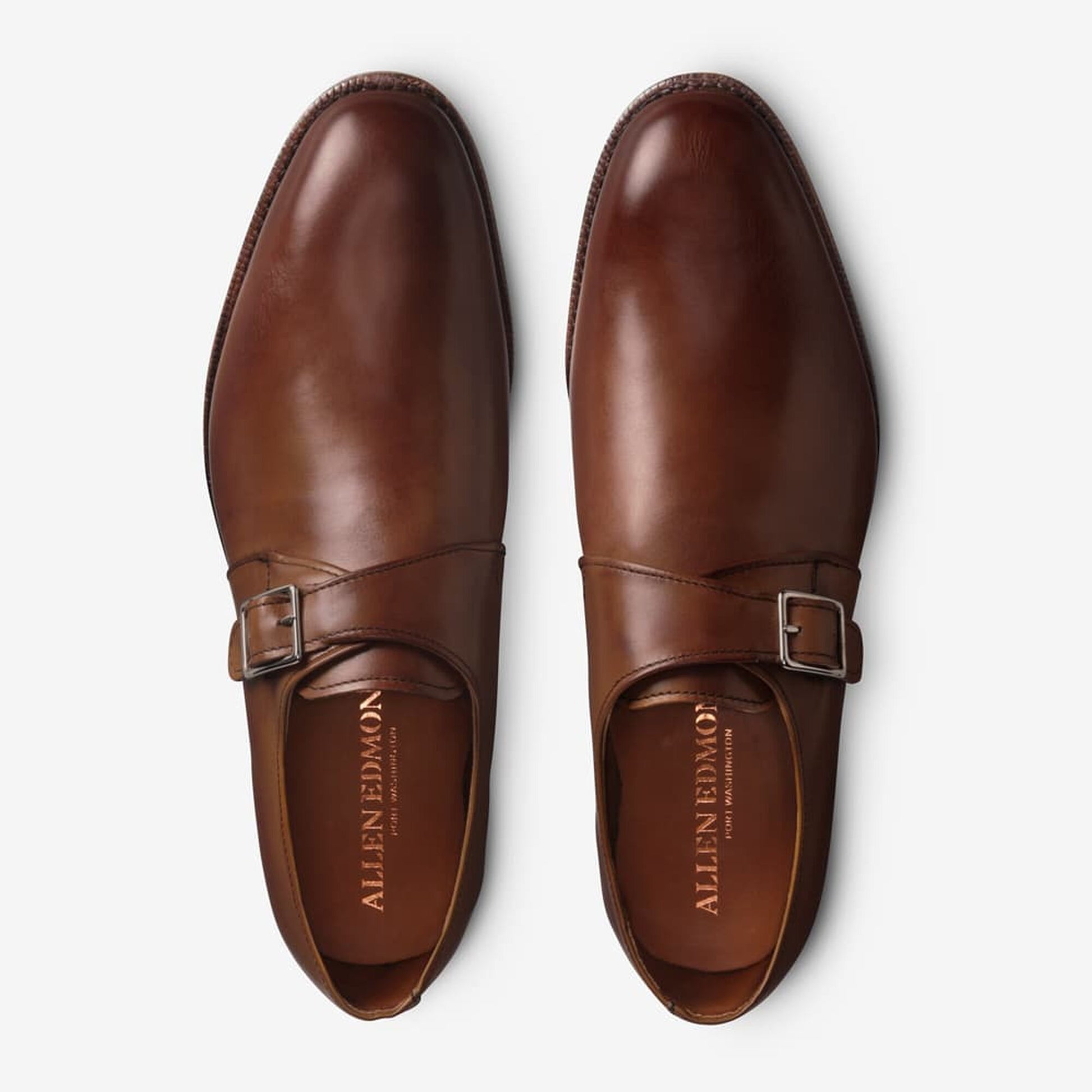 Plymouth Single Monk Strap - Chili