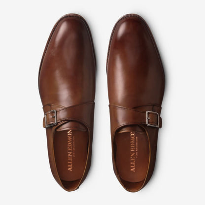 Plymouth Single Monk Strap - Chili