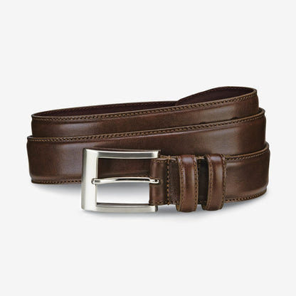 Wide Basic Dress Belt - Coffee