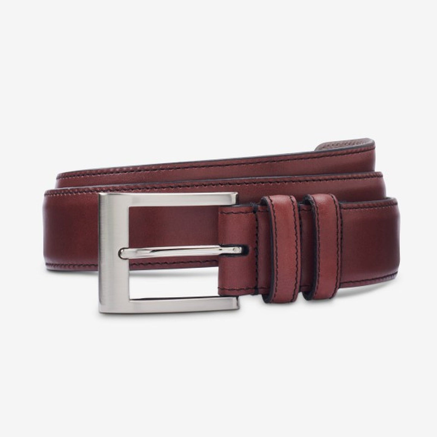 Wide Basic Dress Belt - Oxblood