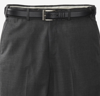 Wide Basic Dress Belt - Black Calf