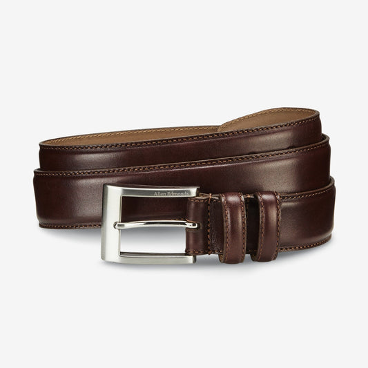 Wide Basic Dress Belt - Chili Burnished Calf