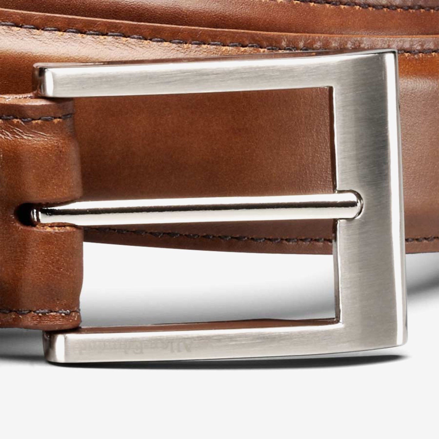 Wide Basic Dress Belt - Walnut Calf