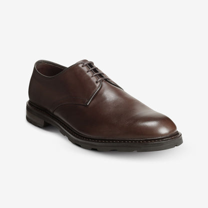 Alpine Derby Shoe with Vibram Arctic Grip Rubber Sole - Brown