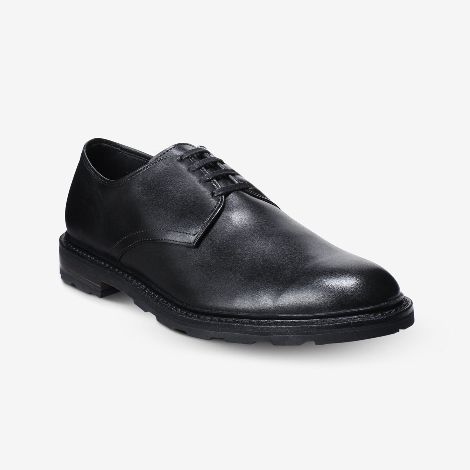 Alpine Derby Shoe with Vibram Arctic Grip Rubber Sole - Black