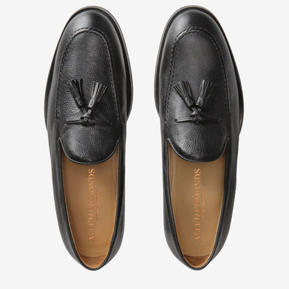 Perugia Italian Tassel Loafer - Black