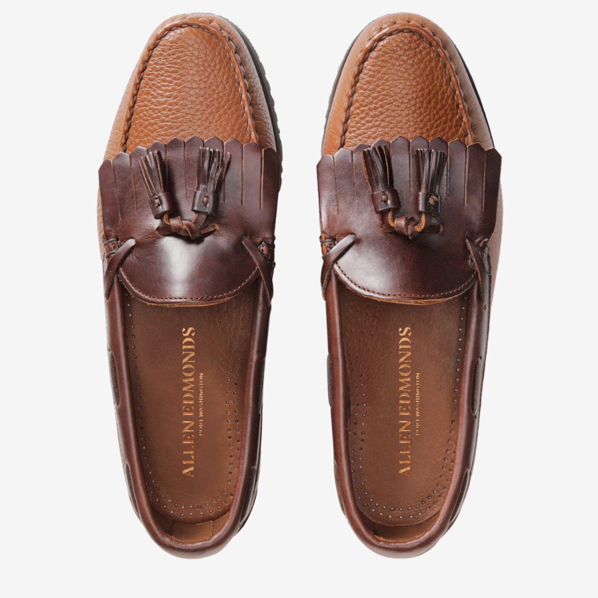 Nashua Tassel Loafer - Brown with Brown Trim