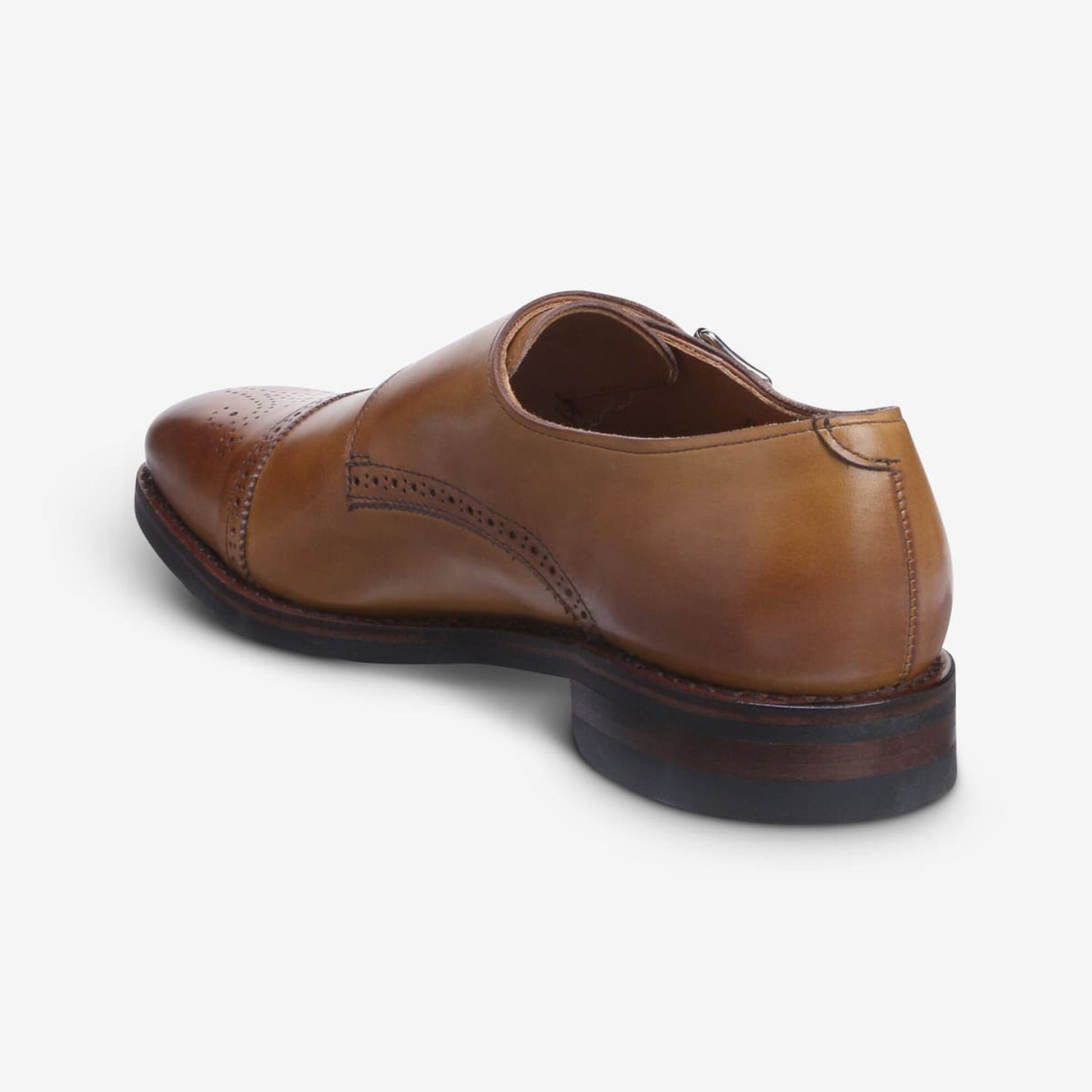 St. John's Double Monk Strap with Dainite Rubber Sole - Walnut