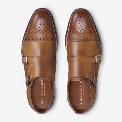 St. John's Double Monk Strap with Dainite Rubber Sole - Walnut
