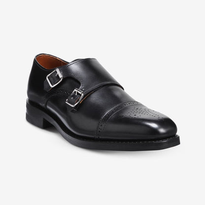 St. John's Double Monk Strap with Dainite Rubber Sole - Black