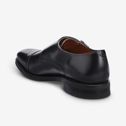 St. John's Double Monk Strap with Dainite Rubber Sole - Black