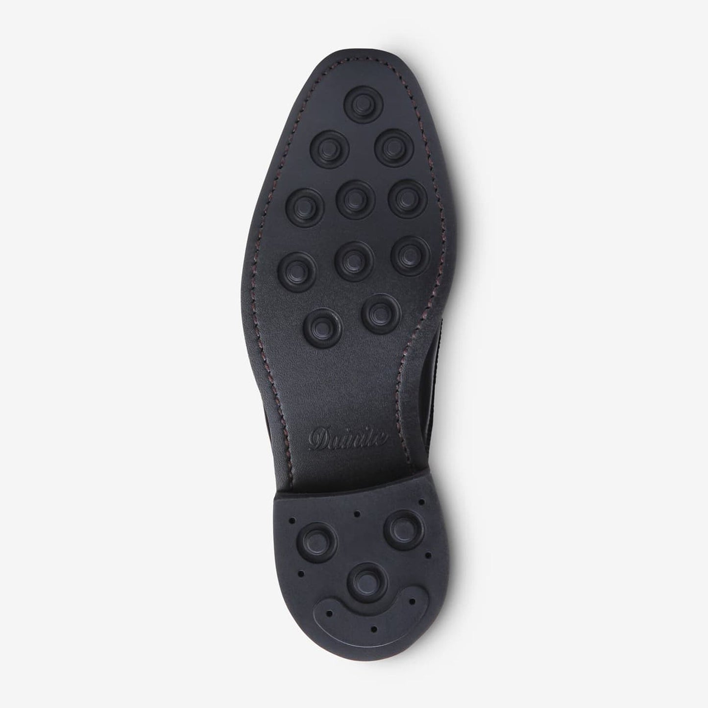 St. John's Double Monk Strap with Dainite Rubber Sole - Black