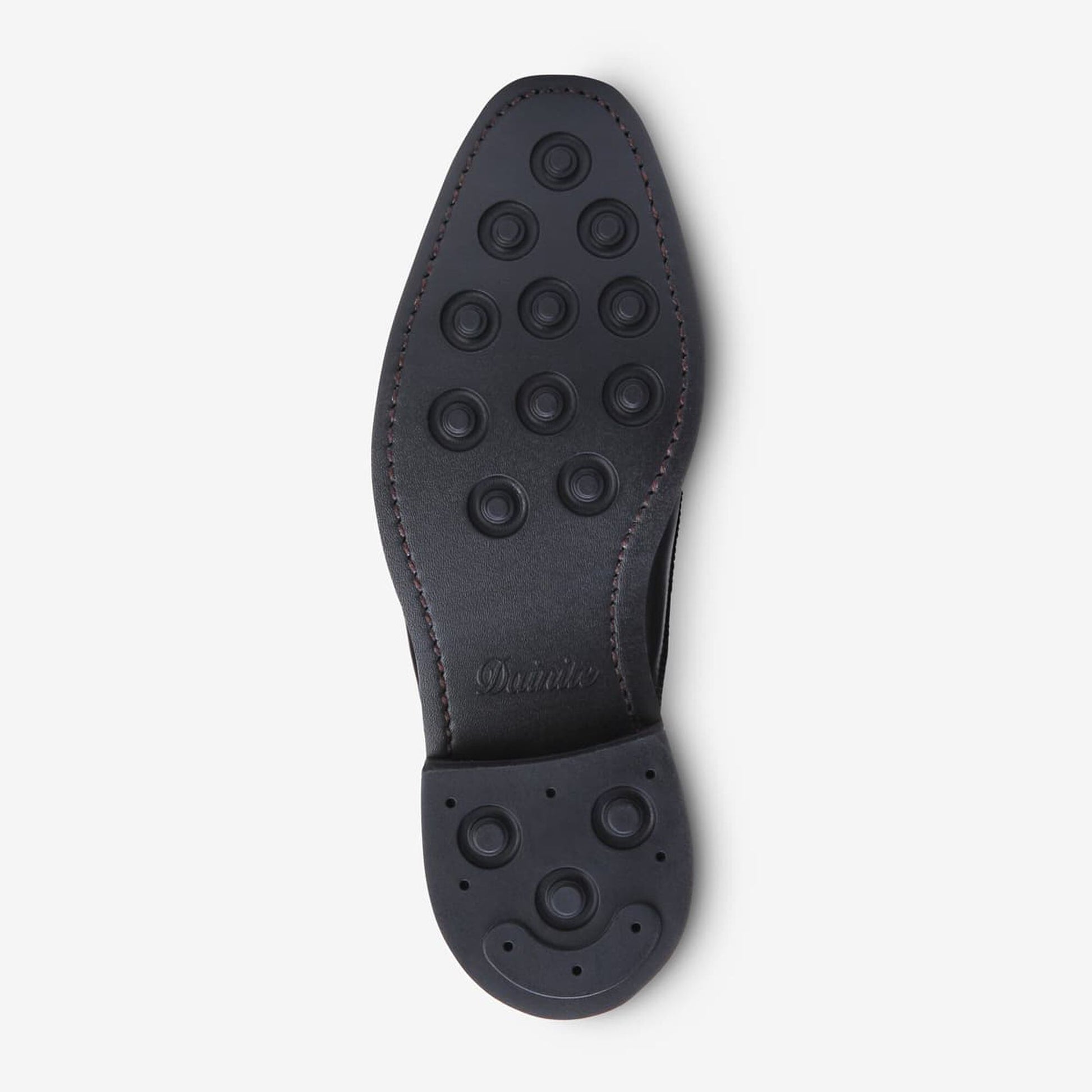 St. John's Double Monk Strap with Dainite Rubber Sole - Black
