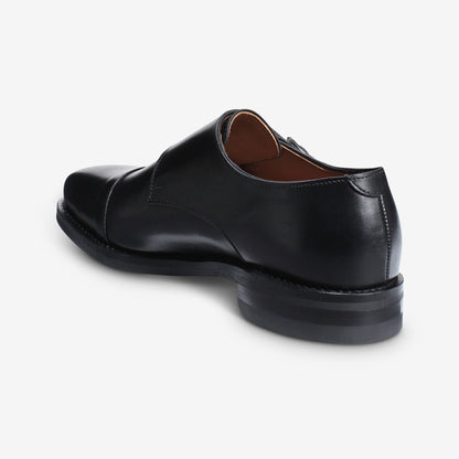 Marin Double Monk Strap with Dainite Rubber Sole - Black