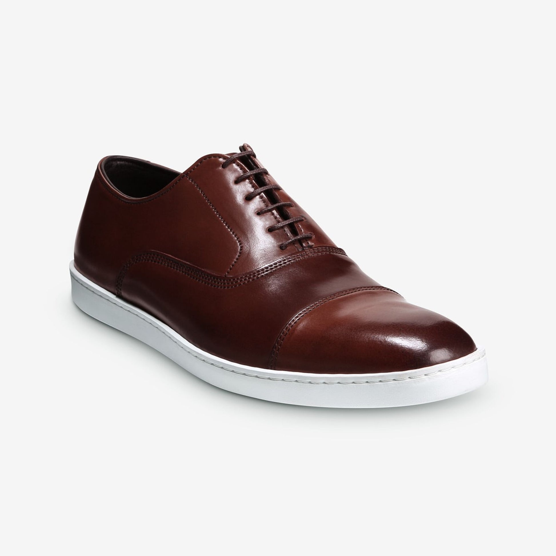 Park Avenue Shell Cordovan Oxford Sneaker - Chili
