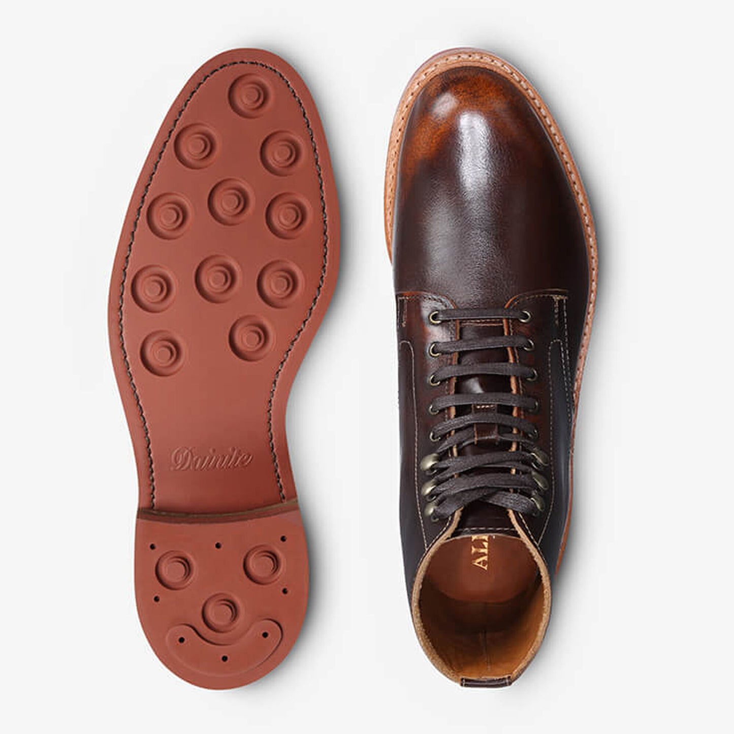Higgins Mill Boot with Dainite Sole - Brown Saddle Leather