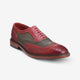 Red and Green Distressed Leather