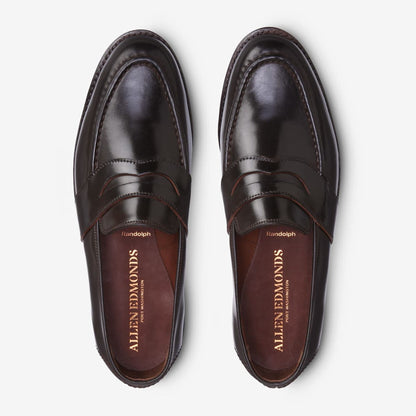 Randolph Shell Cordovan Penny Loafer - Brown