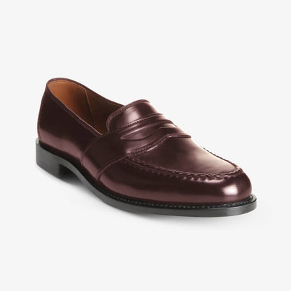 Randolph Shell Cordovan Penny Loafer - Burgundy