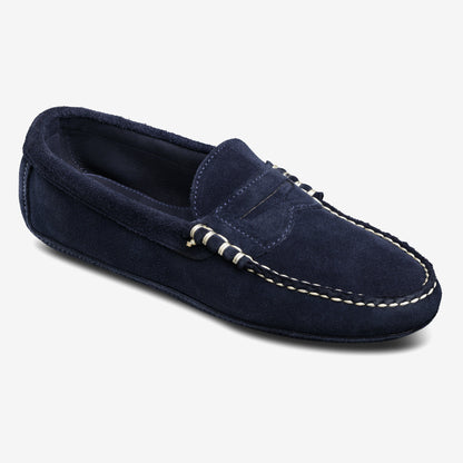 Daytona Suede Driving Shoe - Navy Suede