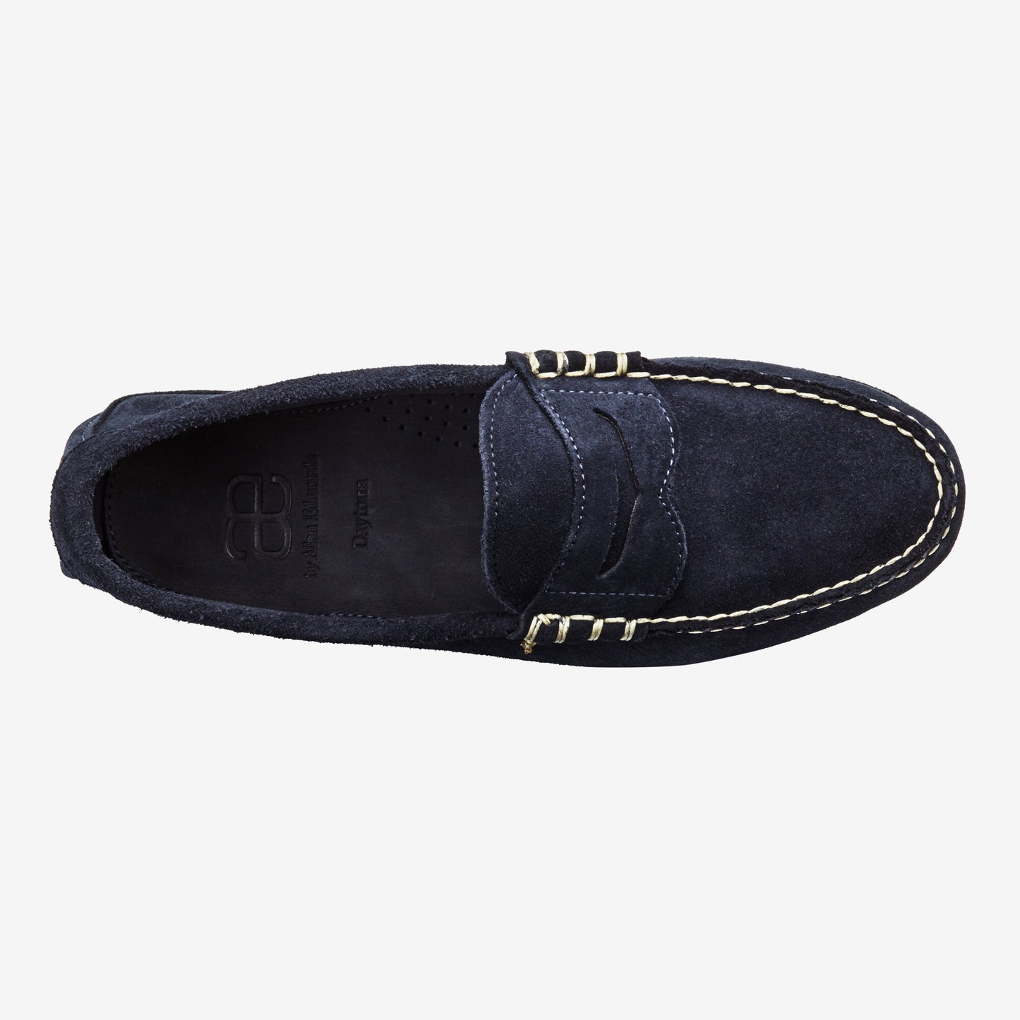 Daytona Suede Driving Shoe - Navy Suede