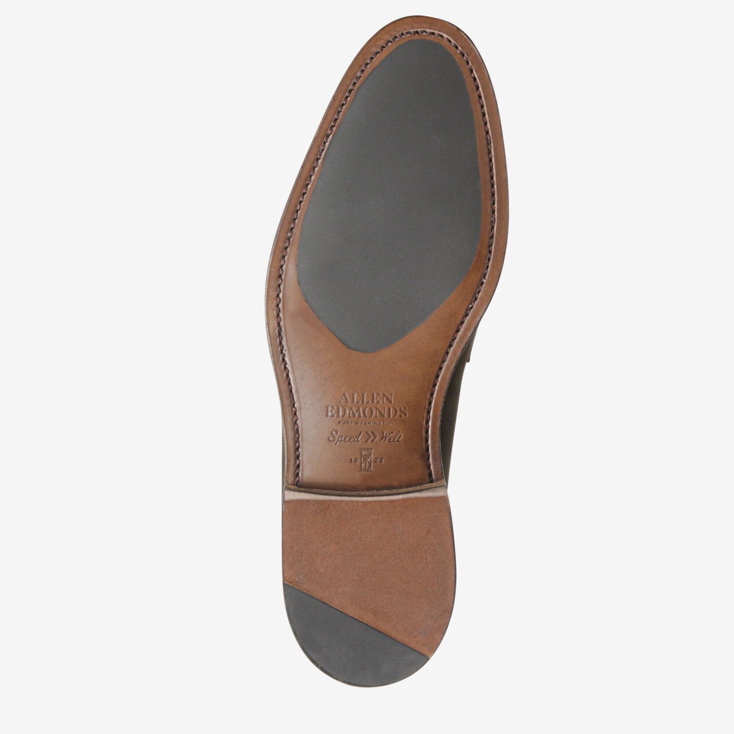 Mercer Street Suede Penny Loafer - Olive
