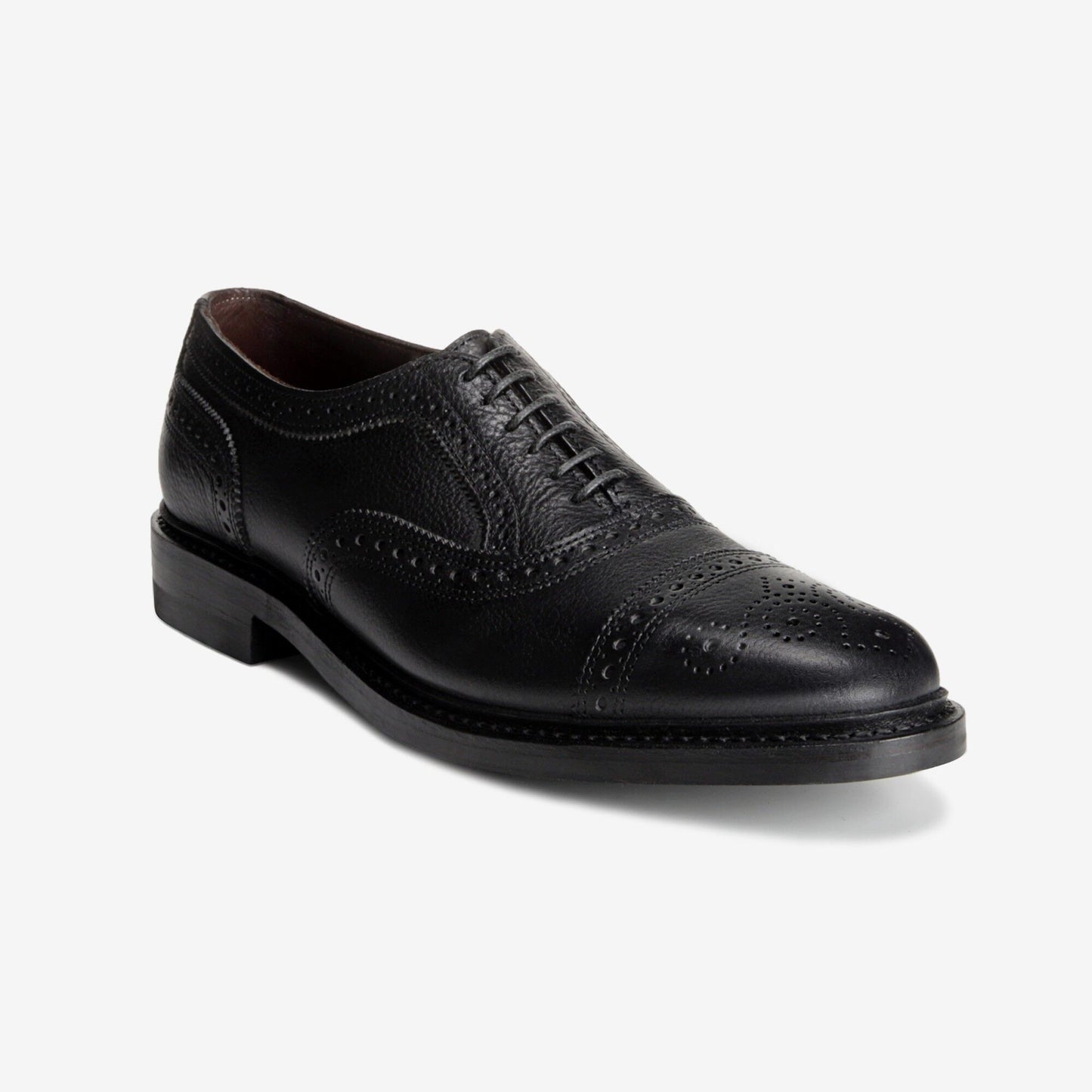 Strandmok Cap-Toe Oxford with Dainite Rubber Sole - Black