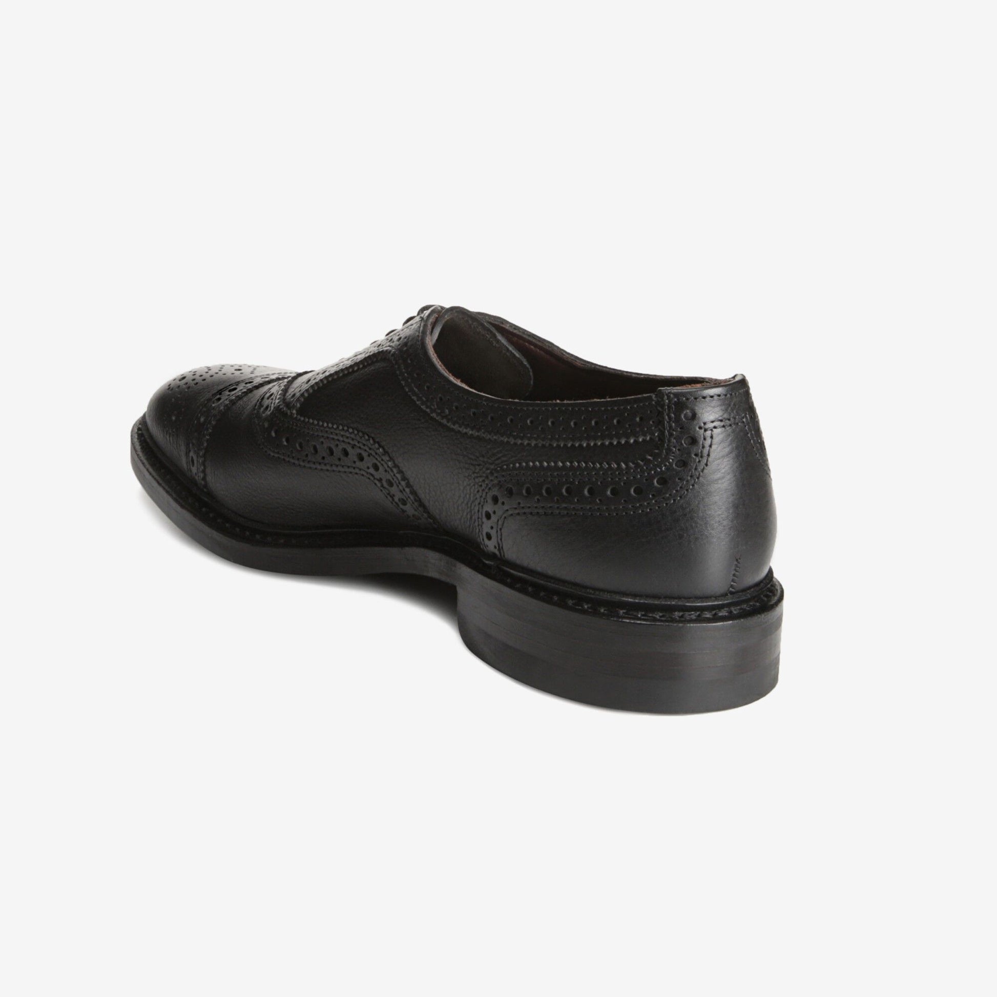 Strandmok Cap-Toe Oxford with Dainite Rubber Sole - Black