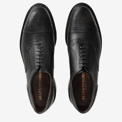 Strandmok Cap-Toe Oxford with Dainite Rubber Sole - Black